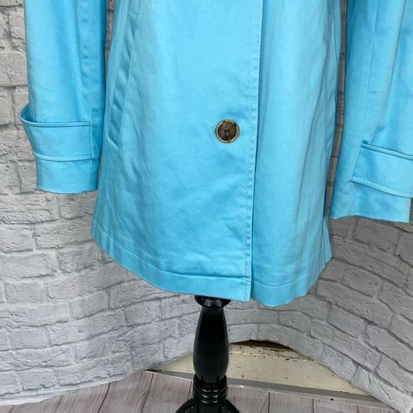 Larry Levine sport cotton blend button down fully lined jacket XS women - Picture 3 of 12